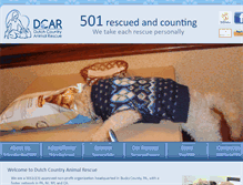 Tablet Screenshot of dutchcountryanimalrescue.org